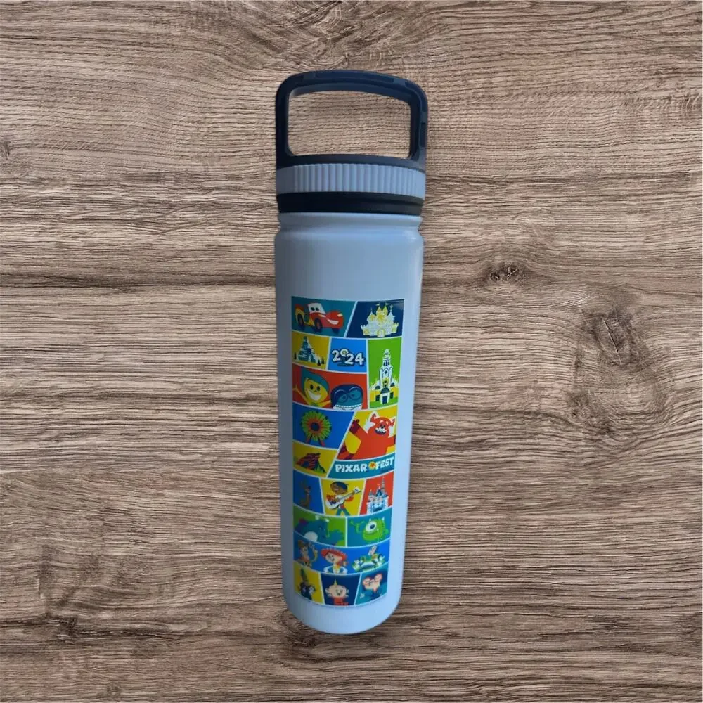 NWT Disney Parks Pixar Fest Stainless Steel Water Bottle Tumbler
